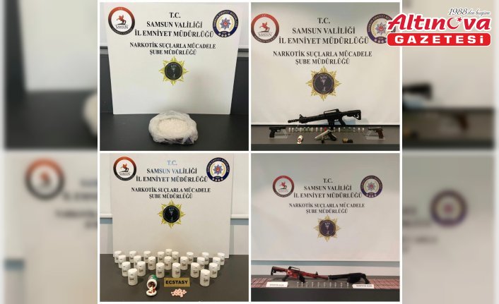 Samsun'da uyuşturucu operasyonlarında 6 zanlı yakalandı