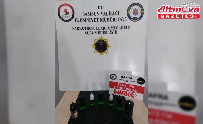 Bafra’da uyuşturucu operasyonunda bir şüpheli yakalandı