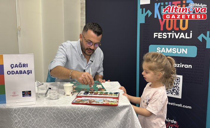 Samsun'da yazar Çağrı Odabaşı ile “Derinlikli Okuma ve Renklendirme“ etkinliği gerçekleştirildi