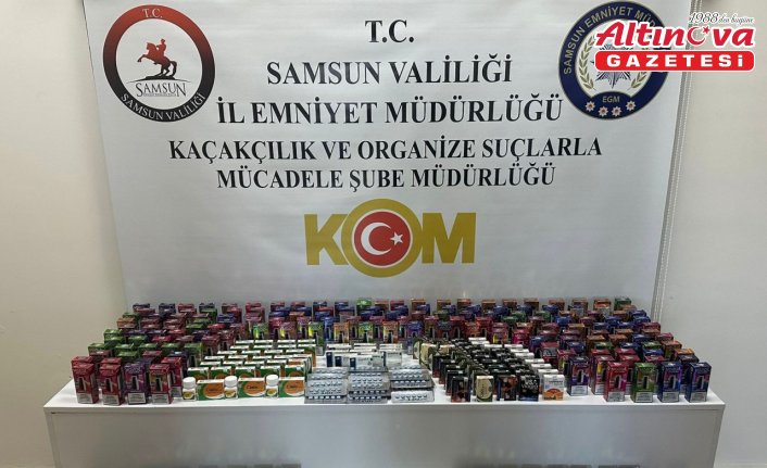 Samsun'daki kaçakçılık operasyonunda 1 kişi gözaltına alındı