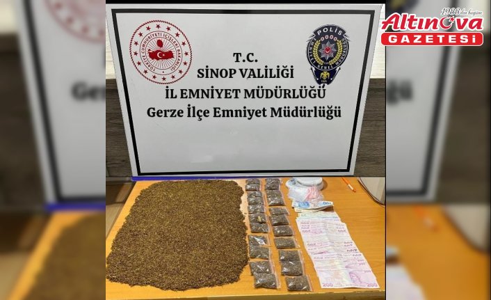 Sinop’ta uyuşturucu operasyonunda yakalanan 2 kişiden 1'i tutuklandı