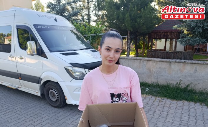 Sivas'ta bulunan yavru kızıl şahin koruma altına alındı