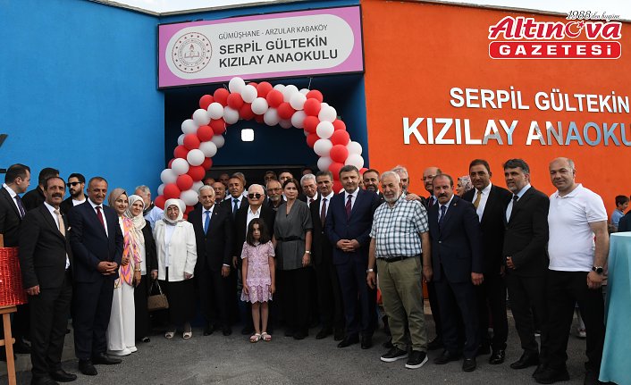 TDT Aksakallar Konseyi Başkanı Yıldırım Gümüşhane'de anaokulu açılışına katıldı