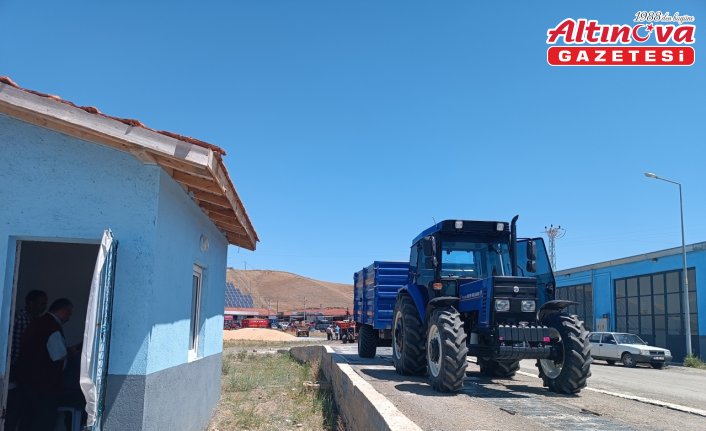 TMO Uğurludağ'da hububat alımına başladı