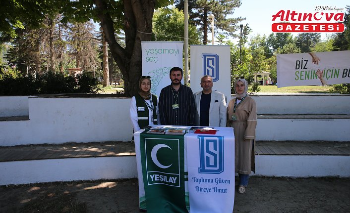 Tokat'ta Yeşilay stant açtı