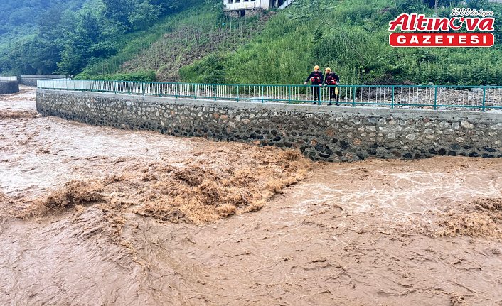 Trabzon'da sağanak etkili oldu