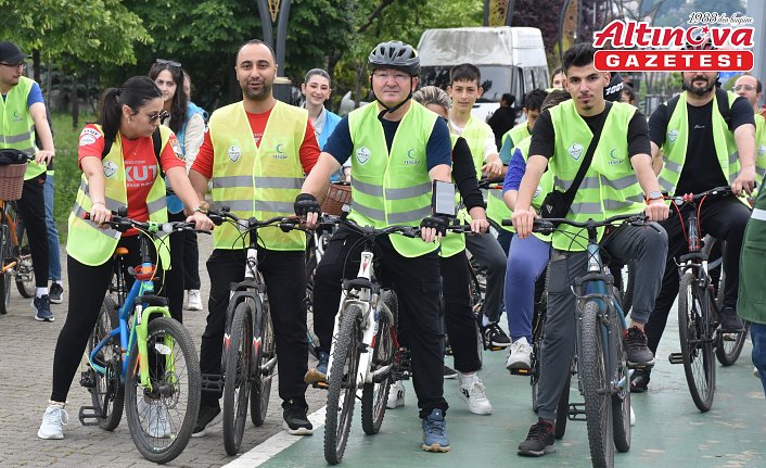 Trabzon ve çevre illerde 12. Geleneksel Yeşilay Bisiklet Turu düzenlendi