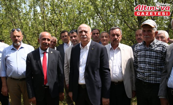 TZOB Genel Başkanı Bayraktar, Kastamonu'da dondan etkilenen tarım arazilerini gezdi
