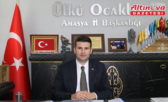 Ülkü Ocakları Genel Başkanı Ahmet Yiğit Yıldırım, Amasya'da konuştu: