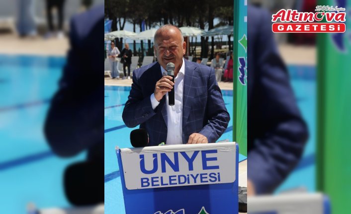 Ünye'de kadınlara özel plaj ve havuz açıldı