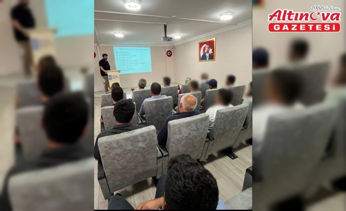 Zonguldak'ta hükümlülere bağımlılıkla mücadele semineri verildi
