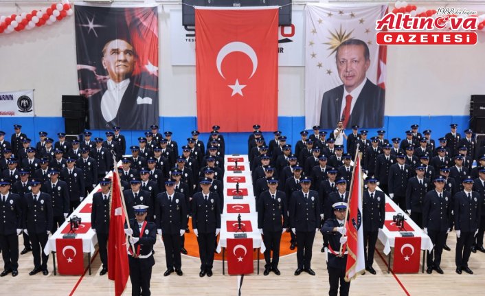 Amasya POMEM'deki eğitimlerini tamamlayan polis adayları yemin etti