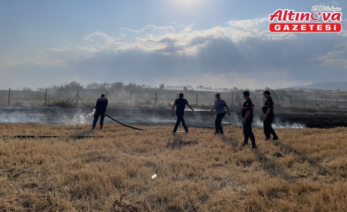 Amasya'da çıkan yangında 250 dönüm tarım arazisi zarar gördü