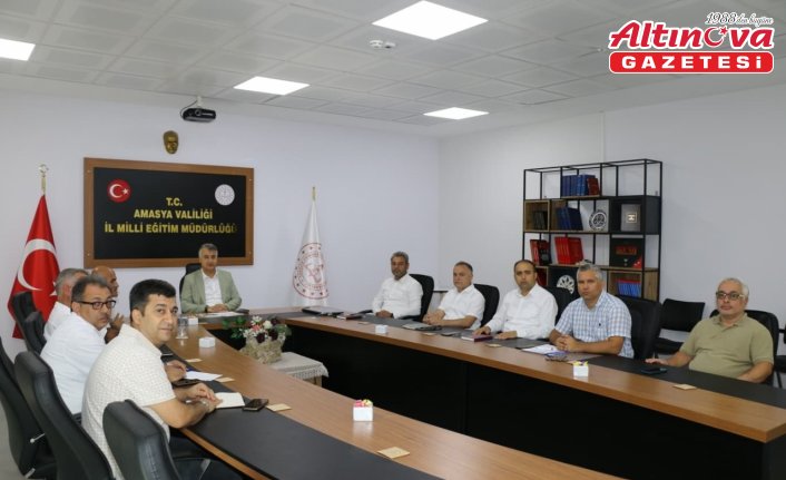 Amasya’da Eğitim ve Değerlendirme Toplantısı gerçekleştirildi