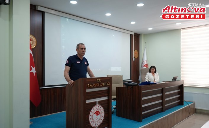 Amasya’da genel tarım sayımı için görevli personele eğitim verildi