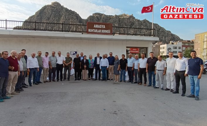 Amasya’da Muhtarlar Derneği Hizmet Ofisi açıldı