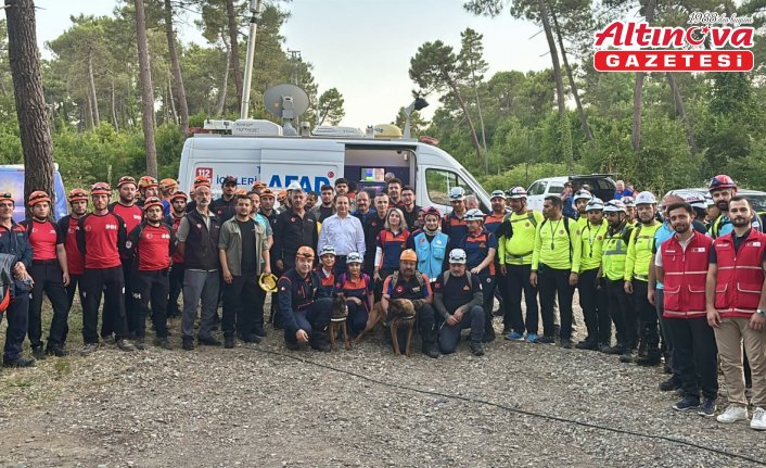 Arama kurtarma ekipleri tatbikatlarla afet ve krizlere hazırlanıyor