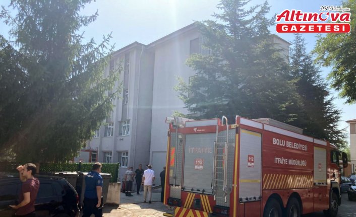 Bolu'da huzurevinin mutfağında çıkan yangın söndürüldü