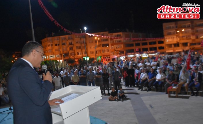 Boyabat'ta 15 Temmuz Demokrasi ve Milli Birlik Günü  programı düzenlendi