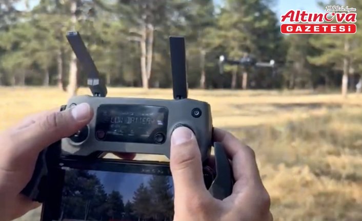 Boyabat’ta orman yangınlarına karşı dronlu denetim