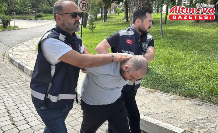 Cinayet suçundan kırmızı bültenle aranan kişi Gürcistan'da yakalanıp Samsun'a getirildi
