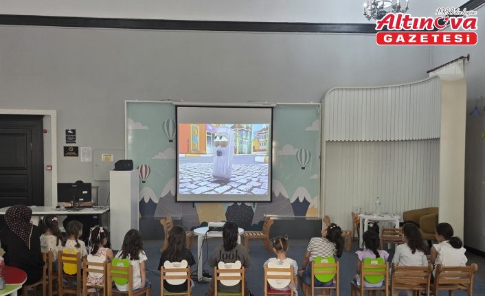 Çocuklar “Kütüphanelerde Yaşam Boyu Öğrenme ve Aktif Paylaşım“ ile eğlendi