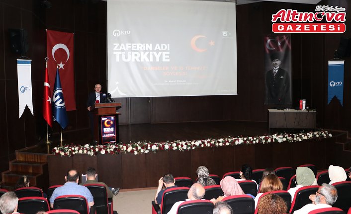 Cumhurbaşkanlığı Sosyal Politikalar Kurulu Üyesi Yılmaz, Trabzon'da panelde konuştu