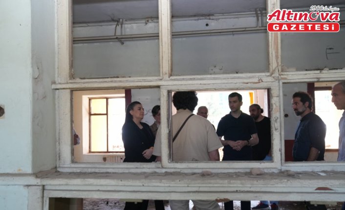 Erbaa Belediye Başkanı Karagöl, eski tekel işletme binasını inceledi
