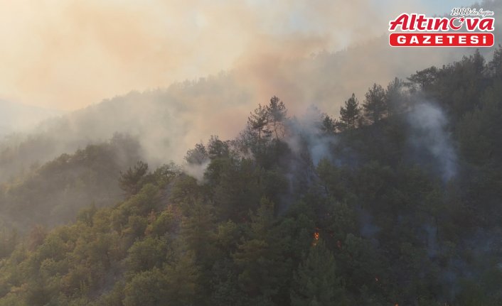 GÜNCELLEME - Karabük'teki orman yangınlarına 3. gününde müdahale sürüyor