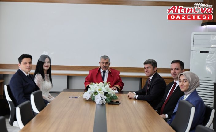 Hamamözü Kaymakamı Erdoğan’ın nikahı kıyıldı