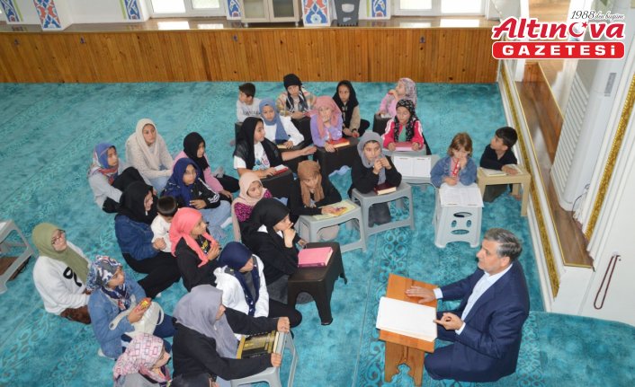 Havza Müftüsü Alıcı'dan Kur'an kurslarına ziyaret