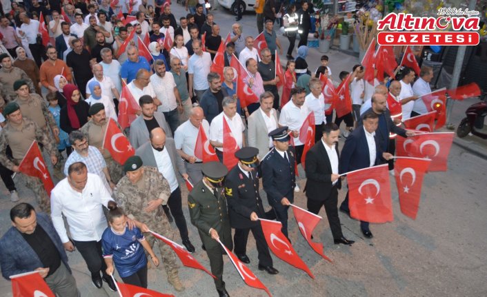 Havza'da 15 Temmuz Milli Birlik Yürüyüşü düzenlendi