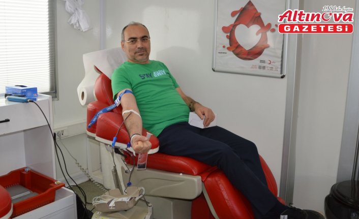 Havza'da kan bağışı kampanyası düzenlendi