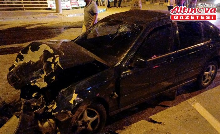 Karabük'te 2 otomobilin çarpıştığı kazada 2'si ağır 7 kişi yaralandı