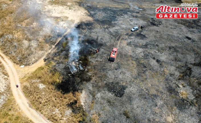 Karabük'te otluk alanda çıkan yangın söndürüldü