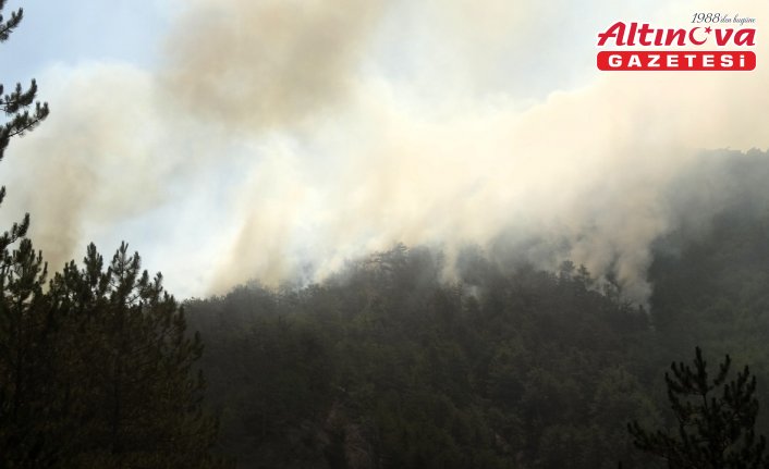 Karabük'teki orman yangınlarına 3. gününde müdahale sürüyor