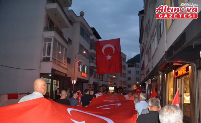 Karadeniz'de 15 Temmuz Demokrasi ve Milli Birlik Günü etkinlikleri yapıldı