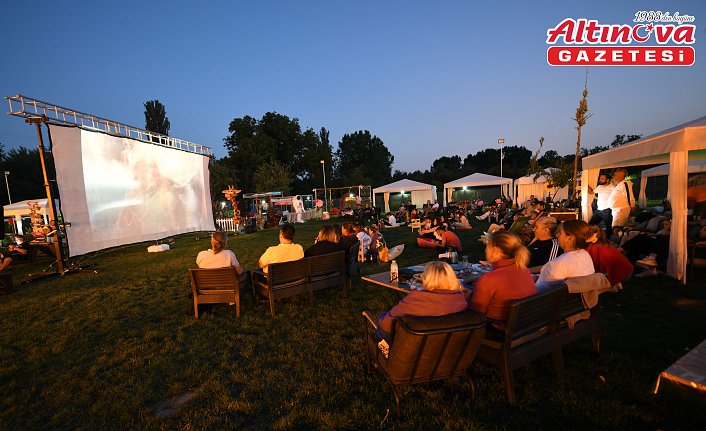 Kastamonu’da açık havada sinema keyfi