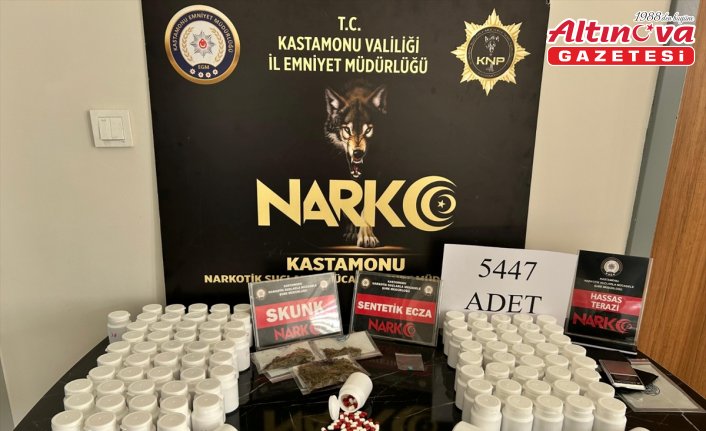 Kastamonu'da uyuşturucu operasyonunda yakalanan şüpheli tutuklandı