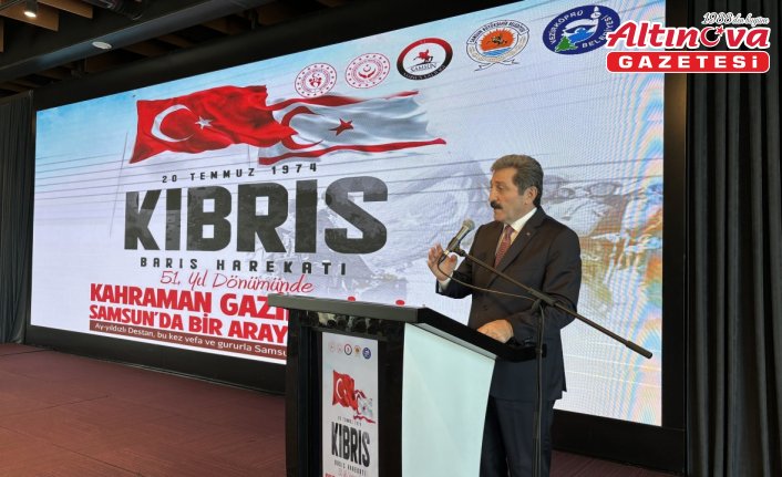 Kıbrıs Barış Harekatı'nın 51. yılında gaziler Samsun'da buluştu