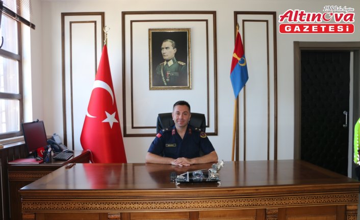 Of ilçe jandarma komutanı göreve başladı