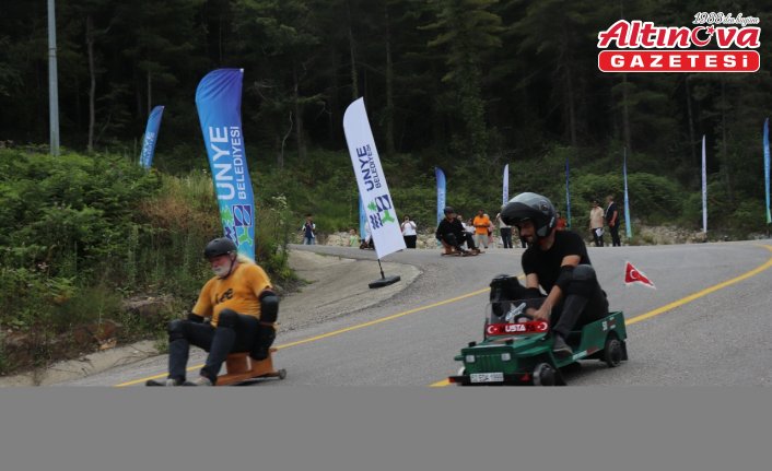 Ordu’da bilyalı arabalar yarıştı