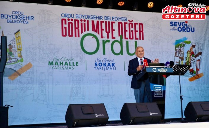 Ordu'nun en güzel mahalle, sokak ve balkonları belirlendi