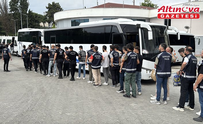 Samsun merkezli yasa dışı bahis operasyonunda yakalanan 19 zanlı tutuklandı