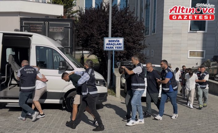 Samsun merkezli dolandırıcılık operasyonunda 25 zanlı yakalandı