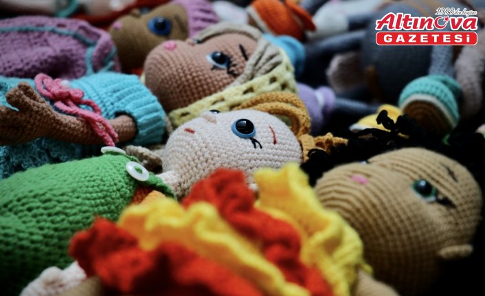 Samsun'da dezavantajlı kadınların el emeği ürünlerinin yer aldığı sergi açıldı