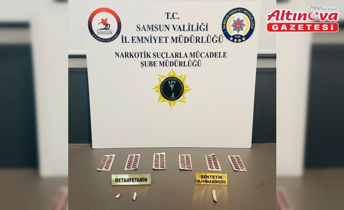 Samsun'da düzenlenen uyuşturucu operasyonunda 1 zanlı yakalandı