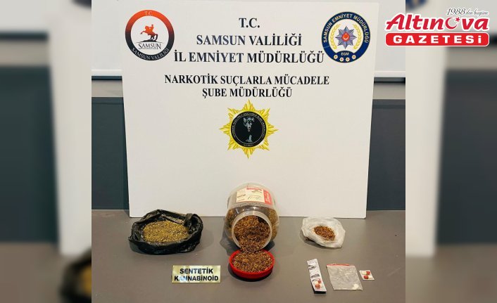 Samsun'da uyuşturucu operasyonunda bir şüpheli yakalandı