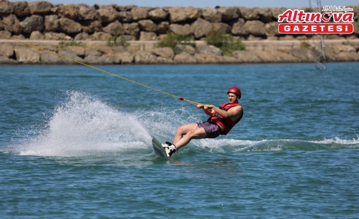 Samsun'daki su kayağı merkezi SUKAY adrenalin tutkunlarını ağırlıyor