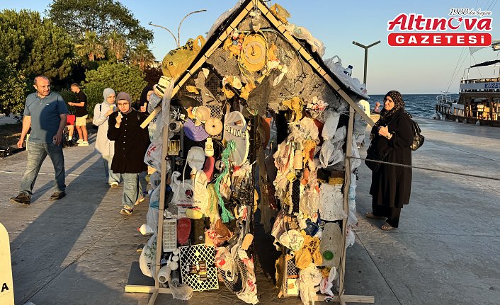 Sinop'ta deniz ve sahillerden 9 ton çöp toplandı